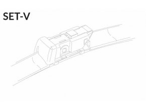 SET V 26"/16" 650 + 400 mm sada predných stieračov