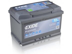 Exide Premium 12V 72Ah 720A (EA722)