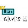Yato UV LED svetlo + okuliare YT-08581