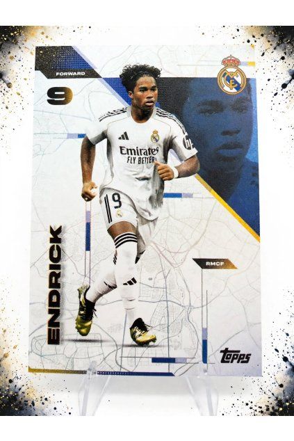 trading card white border