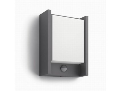 Philips Arbour IR venkovní LED svítidlo 6W, pohybový senzor, antracit 16461/93/16