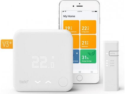 Chytrý termostat Tado Smart Thermostat - Starter Kit V3+ V3P-SK-ST01IB01-TC-ML