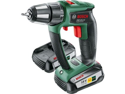 Bosch akušroubovák PSR 18 LI-2 Ergonomic 2xAku nabíječka, kufr 06039B0101
