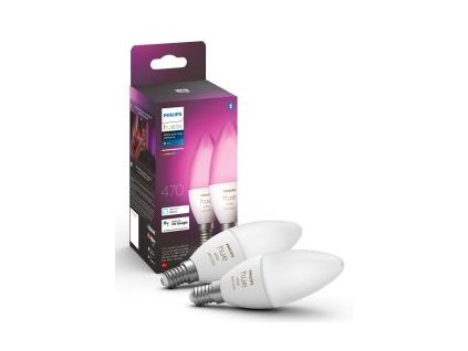 Philips LED žárovka Hue White and Color Ambiance 6W E14 set 2ks 929002294205