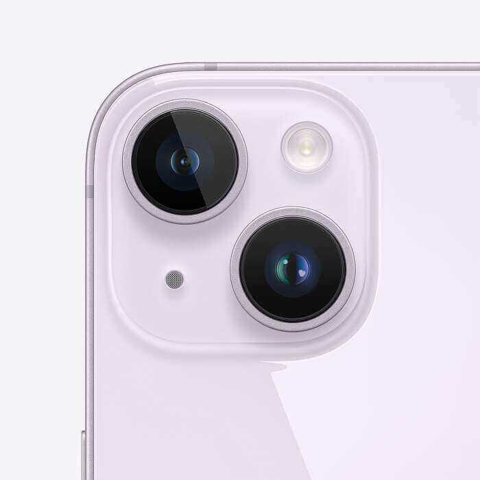 Zadná kamera, iPhone 14 Plus, fialový, 256 GB