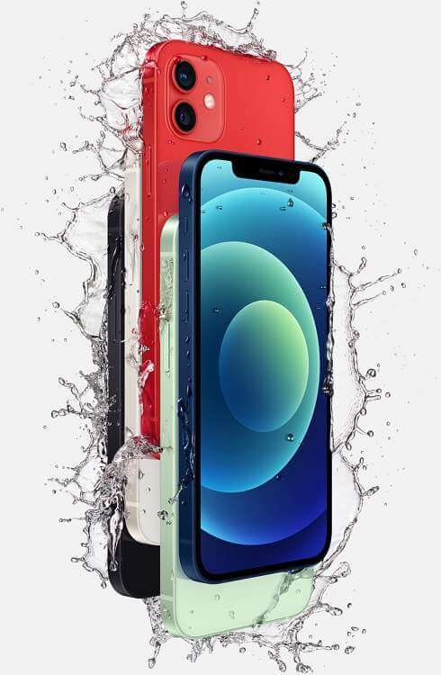 Apple iPhone 12, biely - odolný voči vode