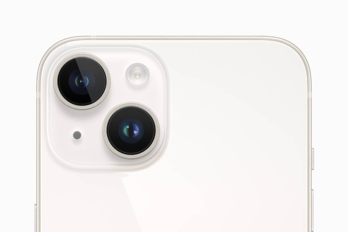 Apple zadný fotoaparát, iPhone 14 Plus, biely, 128 GB