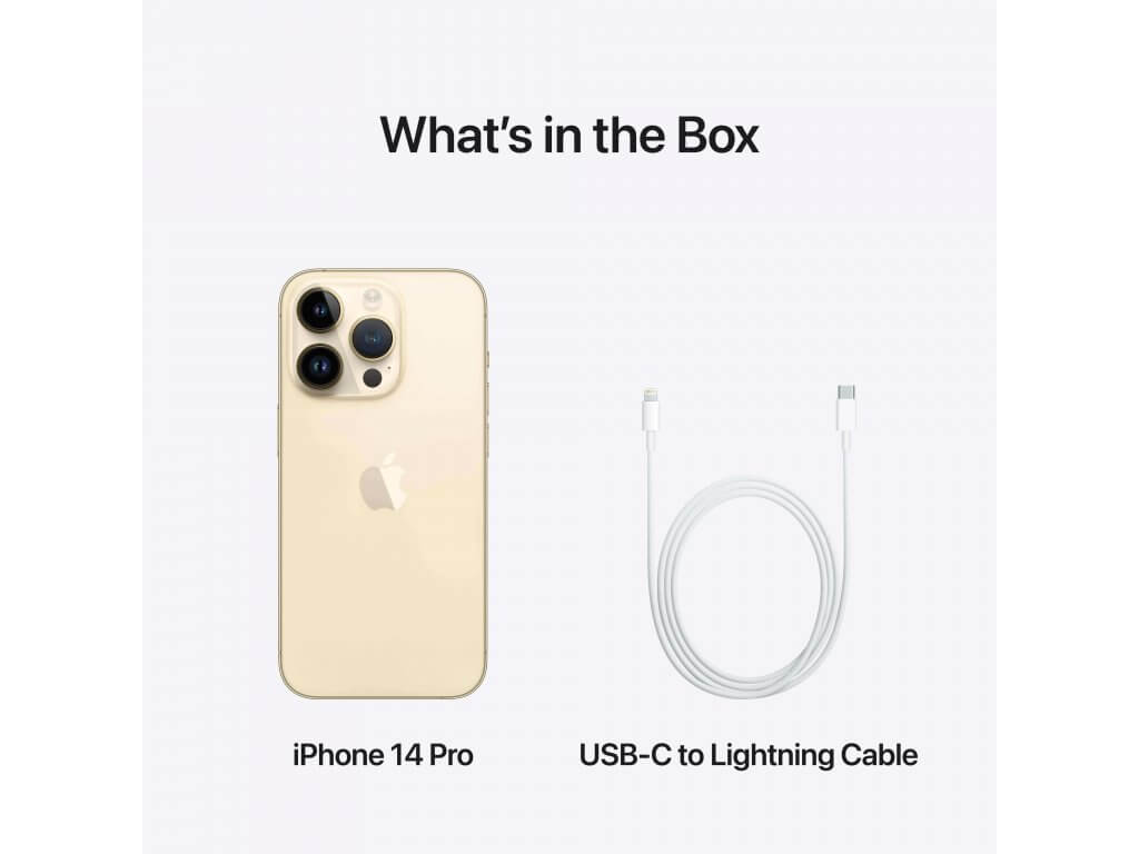 Obsah balenia, zlatý, iPhone 14 pro Max, zlatý, 128 GB