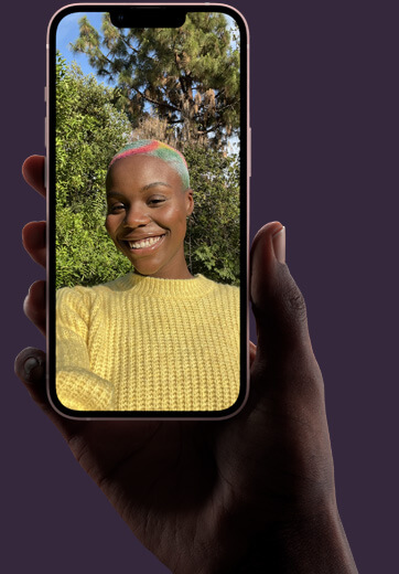 Predná kamera - Apple iPhone 13, ružový