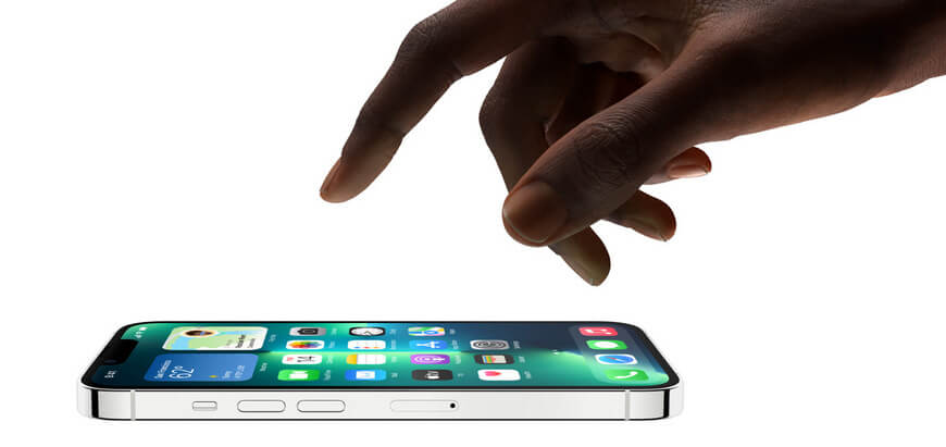 Retina displej,  Apple iPhone 13 Pro, 512 GB, Strieborný- Silver