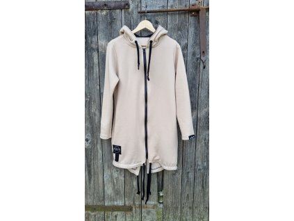A ČO ?! teplákový kabátik LONG FLOW