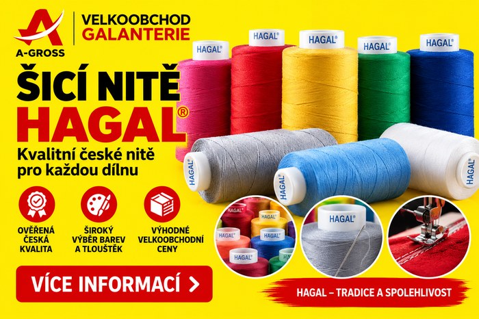 Široká nabídka šicích nití Hagal - A-Gross