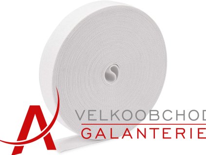 PRUŽENKA 2 cm bílá 25m