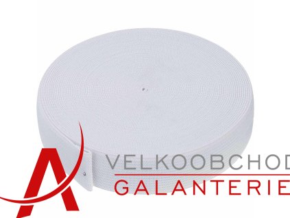 PRUŽENKA 2.5 cm bílá 25 m