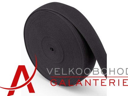 PRUŽENKA 4 cm černá 25 m