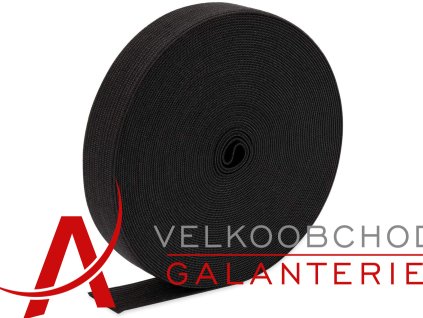 PRUŽENKA 3 cm černá 25 m