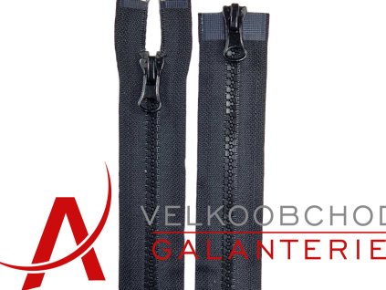 ZIP KOSTĚNÝ PH5 65cm 2 JEZDCI.DĚL.