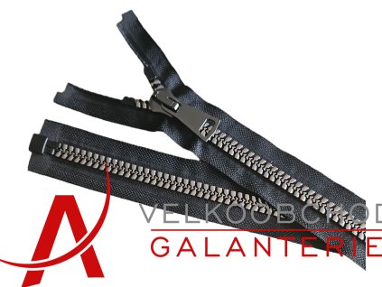 ZIP 10 mm KOST.Č.NIKL 75cm děl.