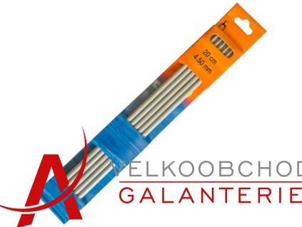 JEHLICE KOVOVÉ 20cm,vel.4,5