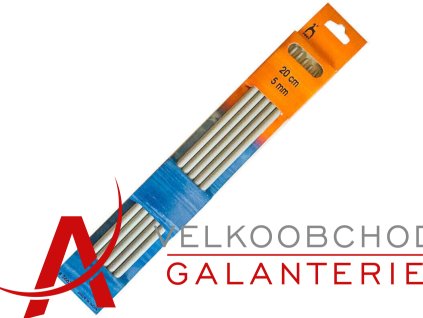 JEHLICE KOVOVÉ 20cm,vel.5