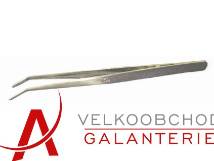 PINZETA ZAHNUTÁ 15 cm