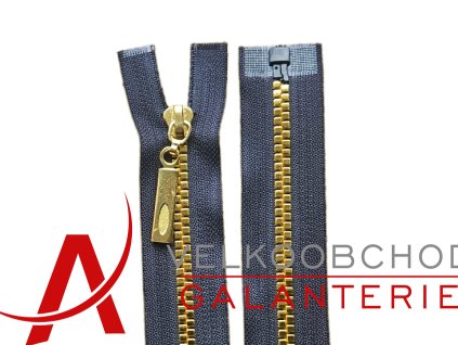 ZIP 6mm KOSTKA METAL 40cm děl.