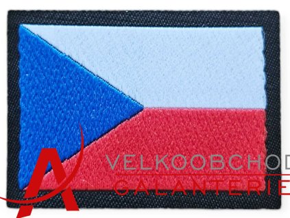 NAŠÍVACÍ VLAJKA ČR 40x29mm