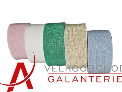GUMA TKANÁ S LUREXEM š. 5 cm