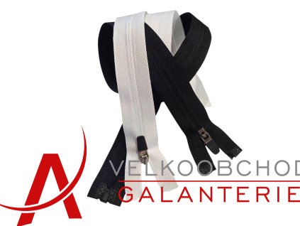 ZIP 3NY DĚL.70cm RUBOVÝ SPORT