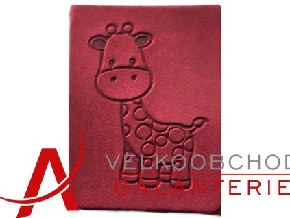 NÁŠIVKA EKOKŮŽE 32x46 mm ŽIRAFA