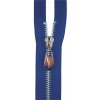 ZIP NIKL 16 cm NEDĚL 5mm OZDOB (Barva bila 101)