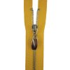 ZIP NIKL 60 cm DĚL 5mm OZDOBNÝ (Barva bila 101)