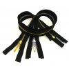 ZIP LESKLÝ KOV. 3mm,DĚL 60cm