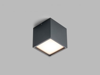 LED2 CUBE, A VENKOVNÍ STROPNÍ SVÍTIDLO, ANTRACIT 12W 3000K (Barva Antracitová, Barva světla 3000 K)