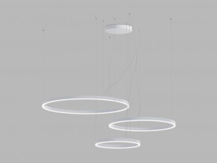 LED2 CIRCLE SET3, W ZÁVĚSNÉ SVÍTIDLO, BÍLÁ 136W 2CCT 3000/4000K