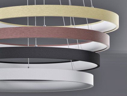 LED2 BELLA SLIM 58 P-Z, B ZÁVĚSNÉ SVÍTIDLO, ČERNÁ 48W 2CCT 3000K/4000K