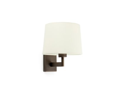 FARO BARCELONA ARTIS, NÁSTĚNNÁ LAMPA, BRONZOVÁ/BÉŽOVÁ 1xE27