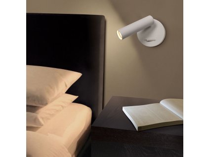 A-LUX Milano, Nástěnné svítidlo, Černá/Bílá LED 5W 3000K