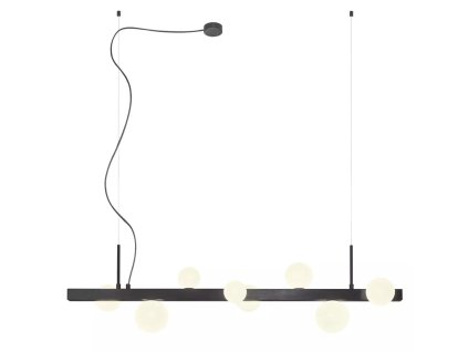 REDO GROUP GOJI, ZÁVĚSNÉ SVÍTIDLO 120CM, ZLATÁ/ČERNÁ, G9