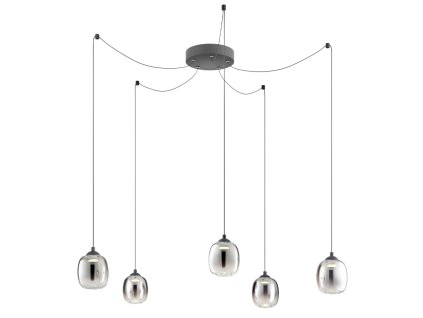 REDO GROUP KHADI, ZÁVĚSNÉ SMD LED SVÍTIDLO, ČERNÁ 26W, 3000K, 3-STEP