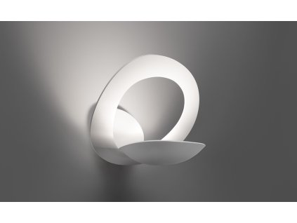 Artemide Pirce Micro, designové nástěnné svítidlo bílá, LED 2700K/3000K, Push Dim