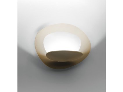 Artemide Pirce Micro, designové nástěnné svítidlo zlatá, LED 3000K, Push Dim