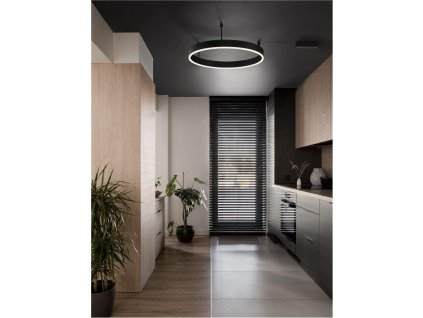 Stropní svítidlo MOTIF LED stropní svítidlo černý hliník IP20 3000K 40W 220-240V stmívatelné - NOVA LUCE