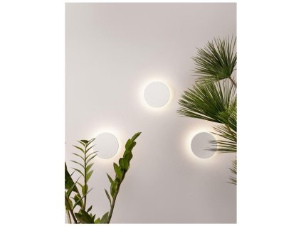 Venkovní nástěnné svítidlo SUITE bílý hliník a akryl LED 10W 3000K 100-240V 140st. IP54 - NOVA LUCE