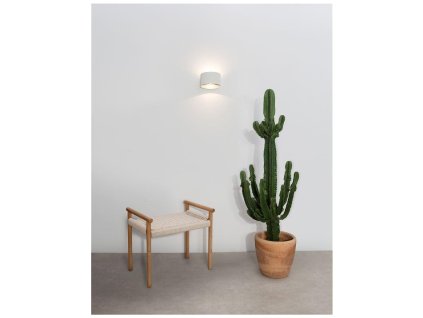 Venkovní nástěnné svítidlo CHEZ bílý hliník a sklo LED 2x5W 3000K 100-240V 90st. IP54 světlo nahoru a dolů - NOVA LUCE