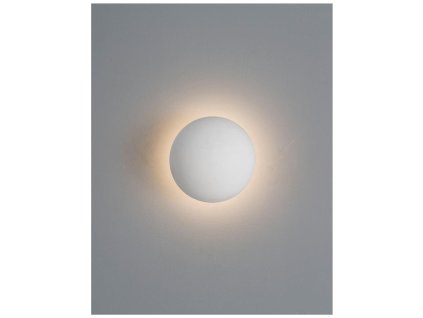Nástěnné svítidlo NETUNE bílá sádra a bílý hliník LED 6W 220-240V 3000K IP20 - NOVA LUCE