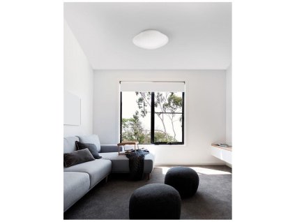 Stropní svítidlo SENS stropní svítidlo bílé sklo E27 1x12W - NOVA LUCE
