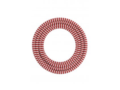 Calex látkový kabel bílý/červený