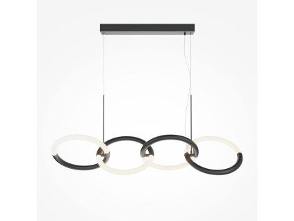 Závěsné LED svítidlo NODE, 40W, d. 100cm, černá