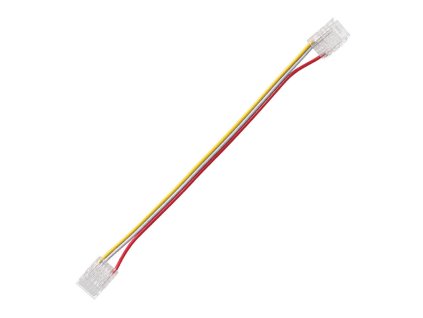 Flexibilní spojka dvou CCT LED pásků šíře 10 mm, 3 piny, délka propoje 150 mm, kabel AWG22/0,35mm2, max. 3,5 A